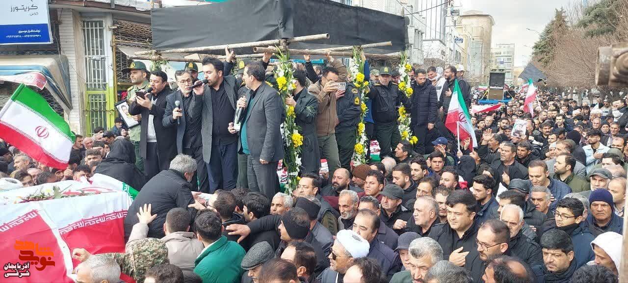 تشییع شهدای کلانتری ۱۴ خامنه برگزار شد تشییع شهدای کلانتری ۱۴ خامنه برگزار شد