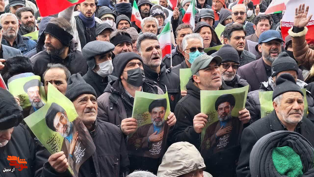 شکوه حضور و بیعت با رهبر انقلاب اسلامی در اردبیل+ عکس