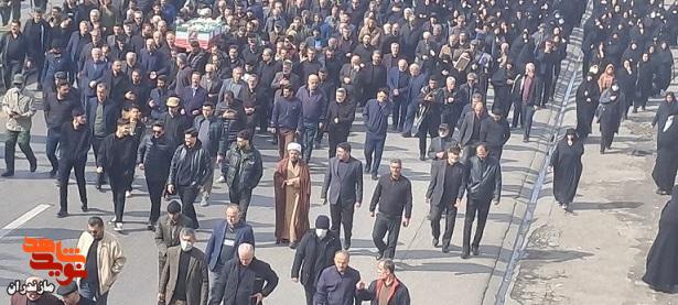 تصاویر/ مراسم تشییع پیکر‌های مطهر شهدای جنگ تحمیلی رمضان در شهرستان نور
