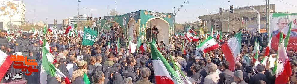 تشییع فرماندهان و شهدای حملات اخیر در تهران؛ بدرقهای از میدان انقلاب تا معراج شهدا تشییع فرماندهان و شهدای حملات اخیر در تهران؛ بدرقهای از میدان انقلاب تا معراج شهدا