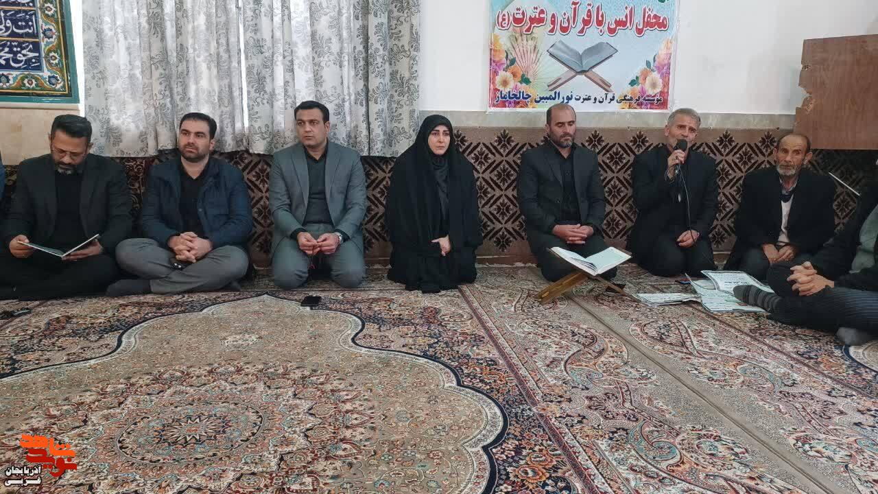 مراسم یادبود رهبر شهید جهان اسلام امام خامنهای (قدس) و ۳ شهید جنگ تحمیلی صهیونی آمریکایی (جنگ رمضان) در دهستان چالخاماز مراسم یادبود رهبر شهید جهان اسلام امام خامنهای (قدس) و ۳ شهید جنگ تحمیلی صهیونی آمریکایی (جنگ رمضان) در دهستان چالخاماز