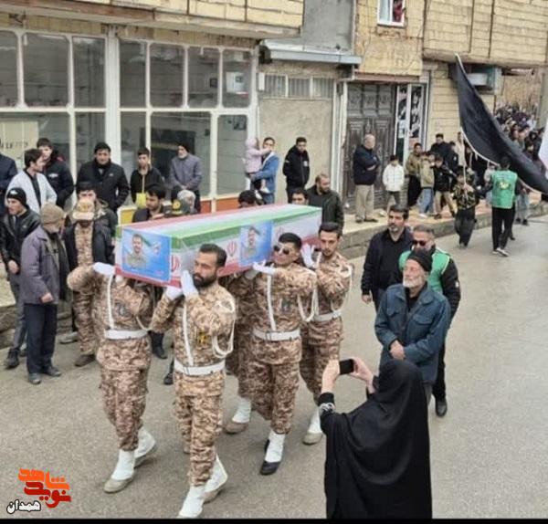 شهید فتحی در زادگاهش آرام گرفت شهید فتحی در زادگاهش آرام گرفت