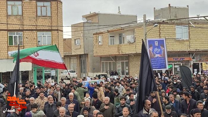 شهید فتحی در زادگاهش آرام گرفت شهید فتحی در زادگاهش آرام گرفت