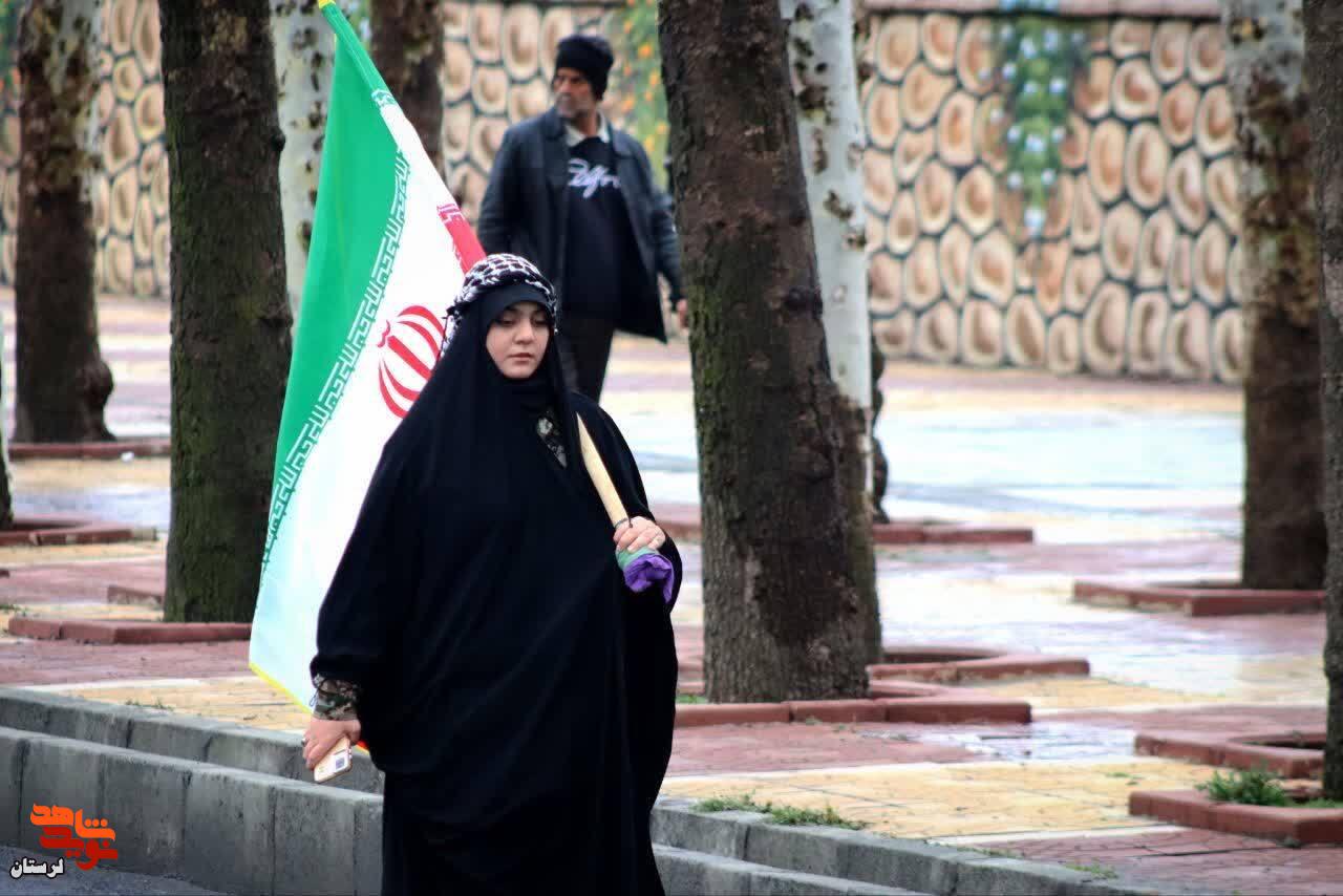 قاب‌هایی متفاوتی از راهپیمایی روز قدس در بروجرد