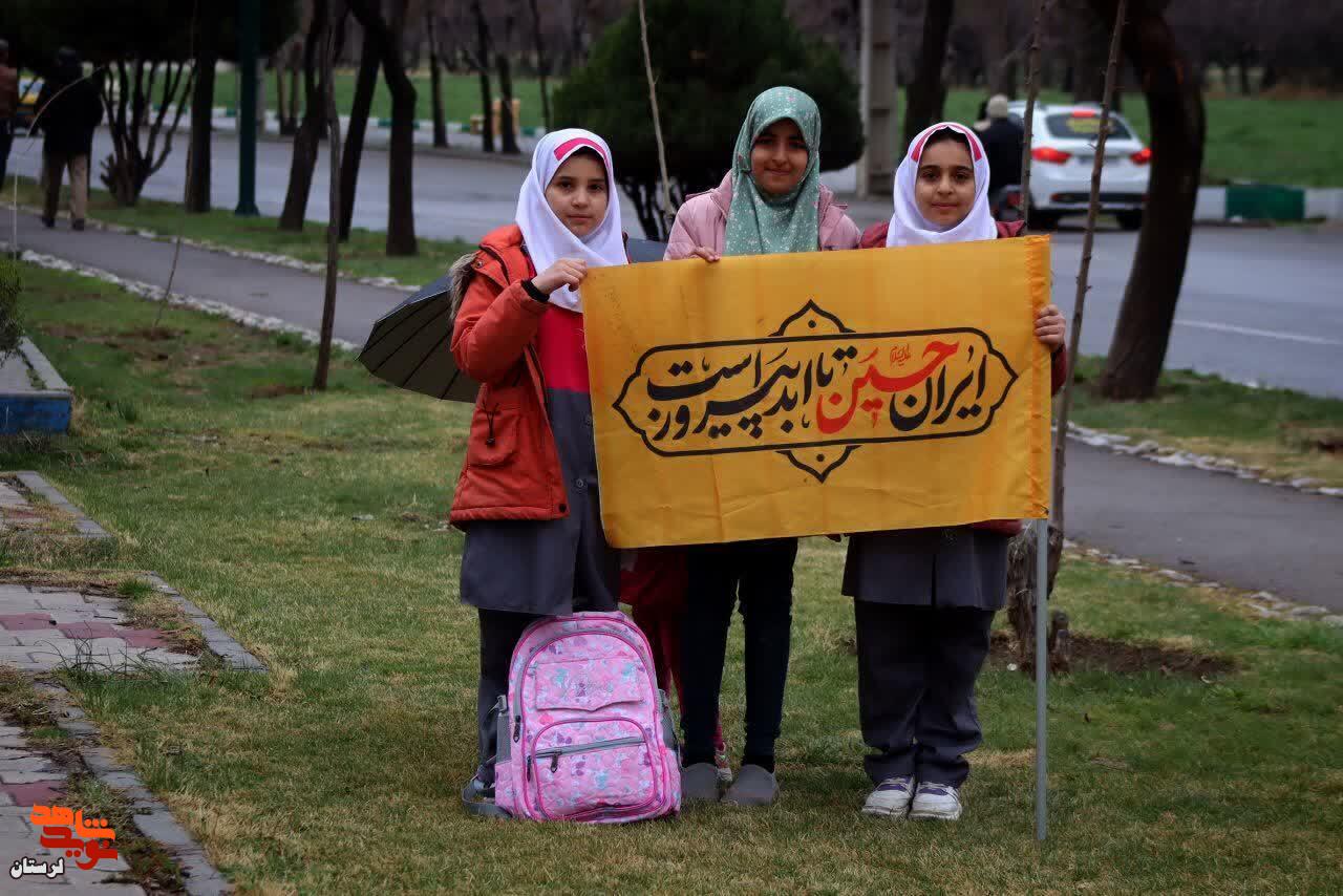 قاب‌هایی متفاوتی از راهپیمایی روز قدس در بروجرد