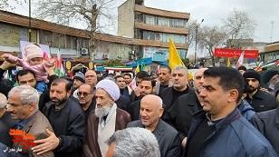 حضور نماینده محترم ولی فقیه و عضو خبرگان رهبری در مازندران، استاندار محترم و مدیرکل بنیاد مازندران در مراسم تشییع پیکر مطهر امیر سرتیپ دوم شهید مهران ابراهیم نژاد در حملات صهیونی آمریکایی در ساری