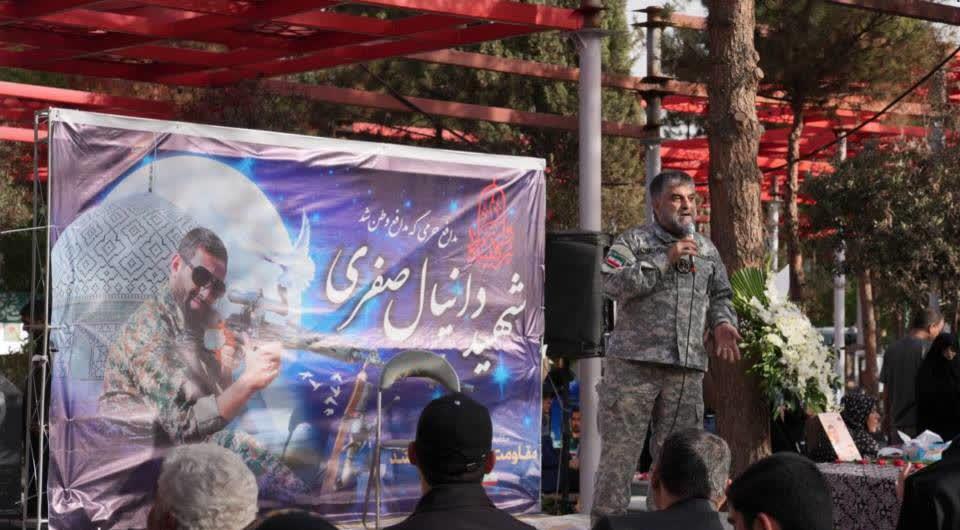 برگزاری مراسم هفتمین سالگرد شهادت شهید مدافع امنیت