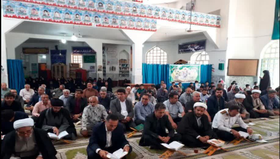 تصاویر/ برگزاری محافل انس با قرآن به یاد شهدای خدمت در خراسان شمالی