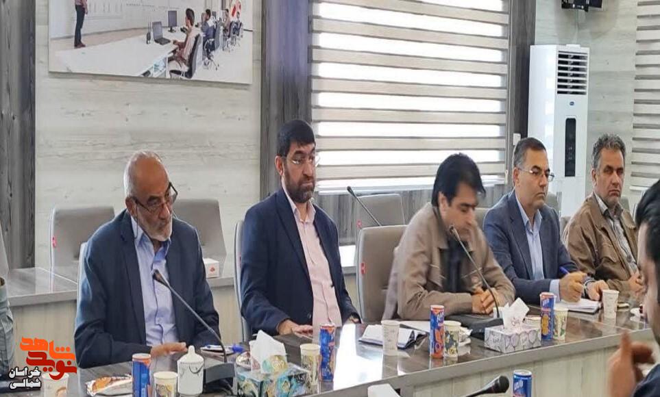 برگزاری جلسه جانمایی تدفین پیکر مطهر شهید گمنام+ تصاویر