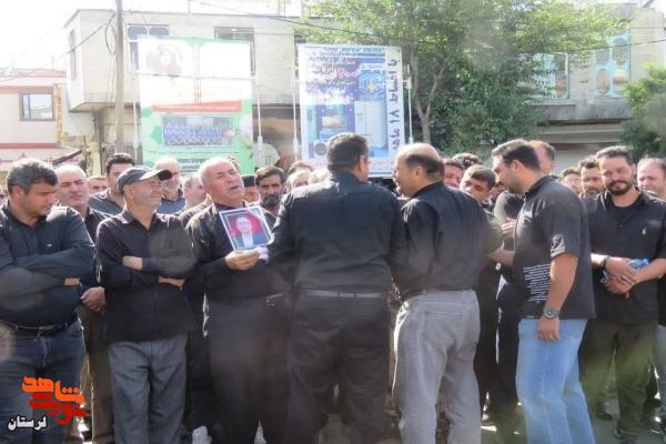 پیکر ۵ شهید حمله موشکی اسرائیل در بروجرد تشییع شد