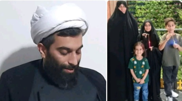 روحانی‌ای که همراه خانواده‌اش به مقام رفیع شهادت نائل آمد