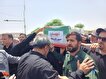 پیکر شهید پاسدار "حسین تک‌دهقان" در...
