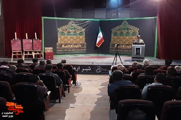 برگزاری آیین نکوداشت کهنه‌سربازان وطن در دهدشت