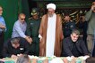 پیکر مطهر پاسدار شهید «ابوالفضل شهباز» در شهر...