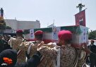 گزارش تصویری/ مراسم تدفین شهیدان «حیدری و زرقامی پرست»
