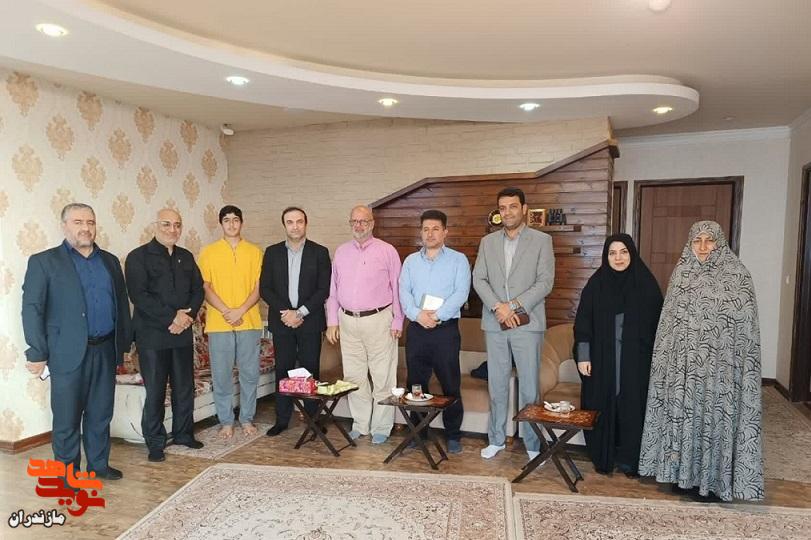 دیدار با نخبه علمی و فرهنگی جانباز معزز ۷۰ درصد دکتر خیراللهی