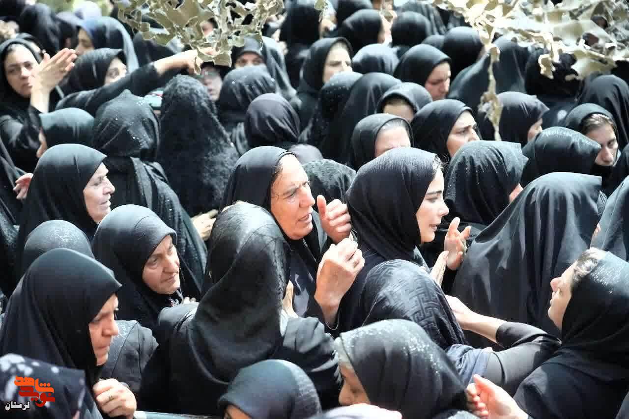 مراسم اربعین شهدای اقتدار وطن در خرم آباد برگزار شد