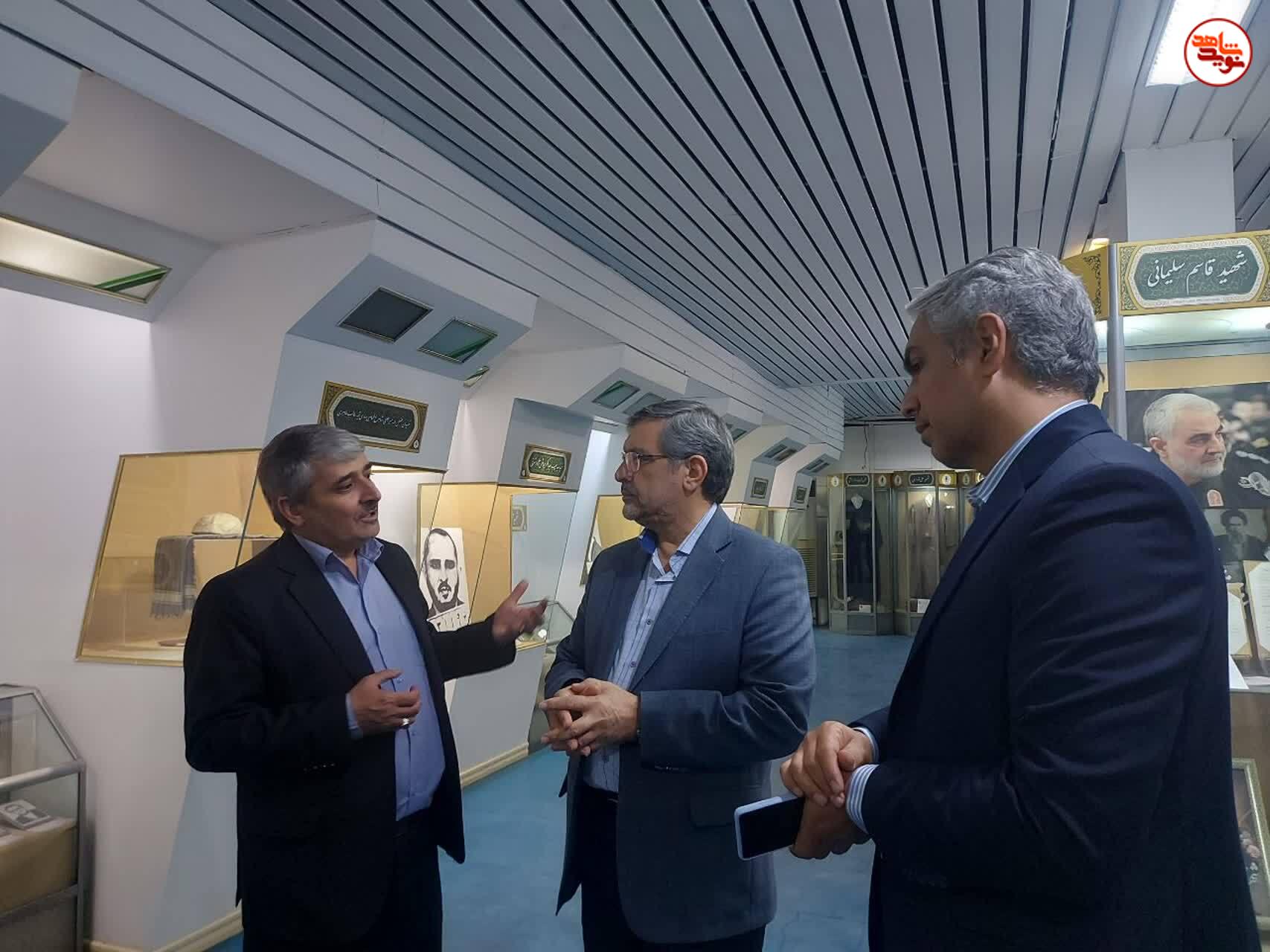 بازدید معاون نظارت راهبردی نماینده ولی‌ فقیه در بنیاد شهید از موزه شهدا/ تأکید بر حفظ و معرفی ارزشمندترین آثار شهدا