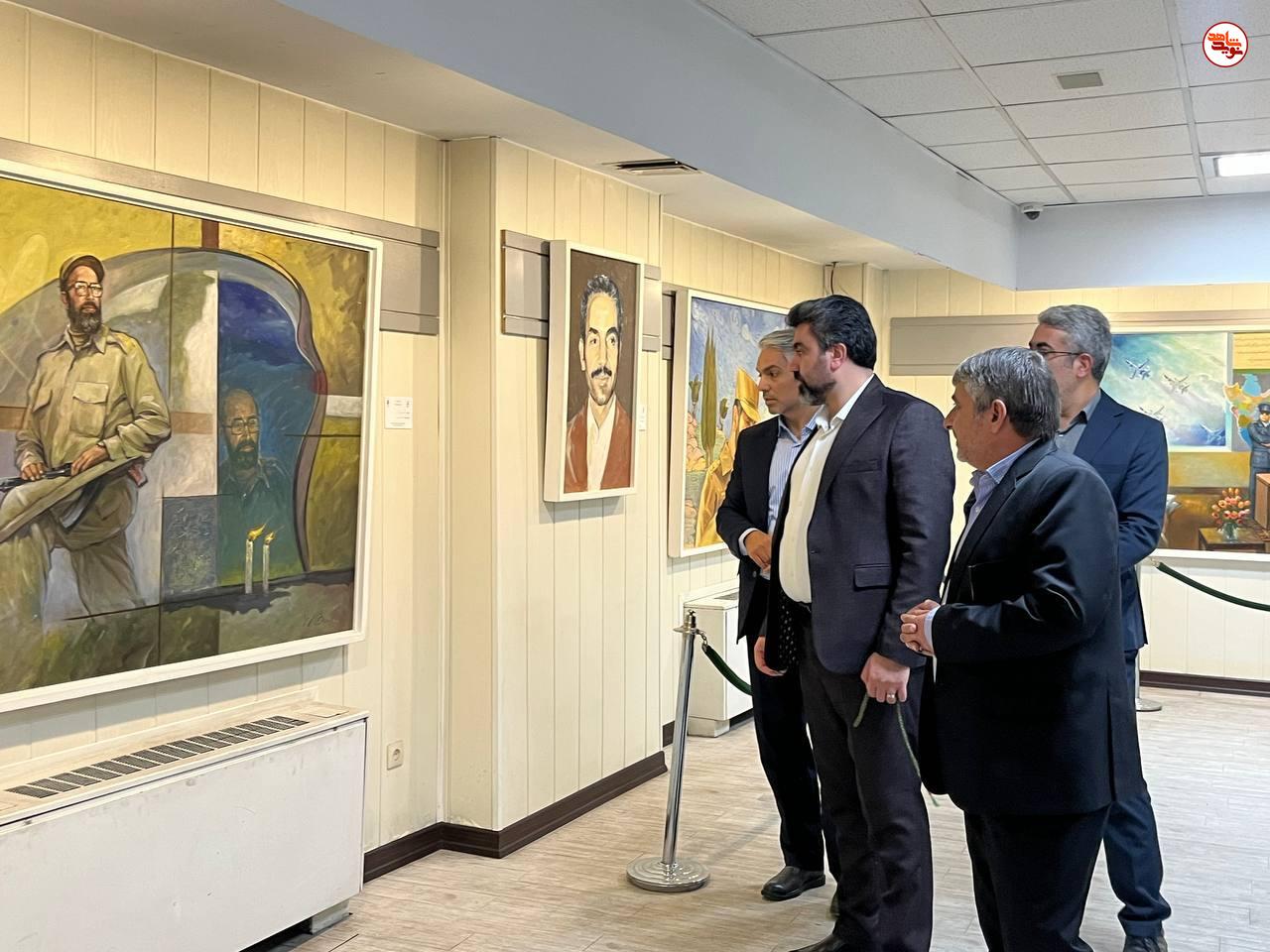 بازدید رئیس مرکز حراست بنیاد شهید و امور ایثارگران از موزه مرکزی شهدا