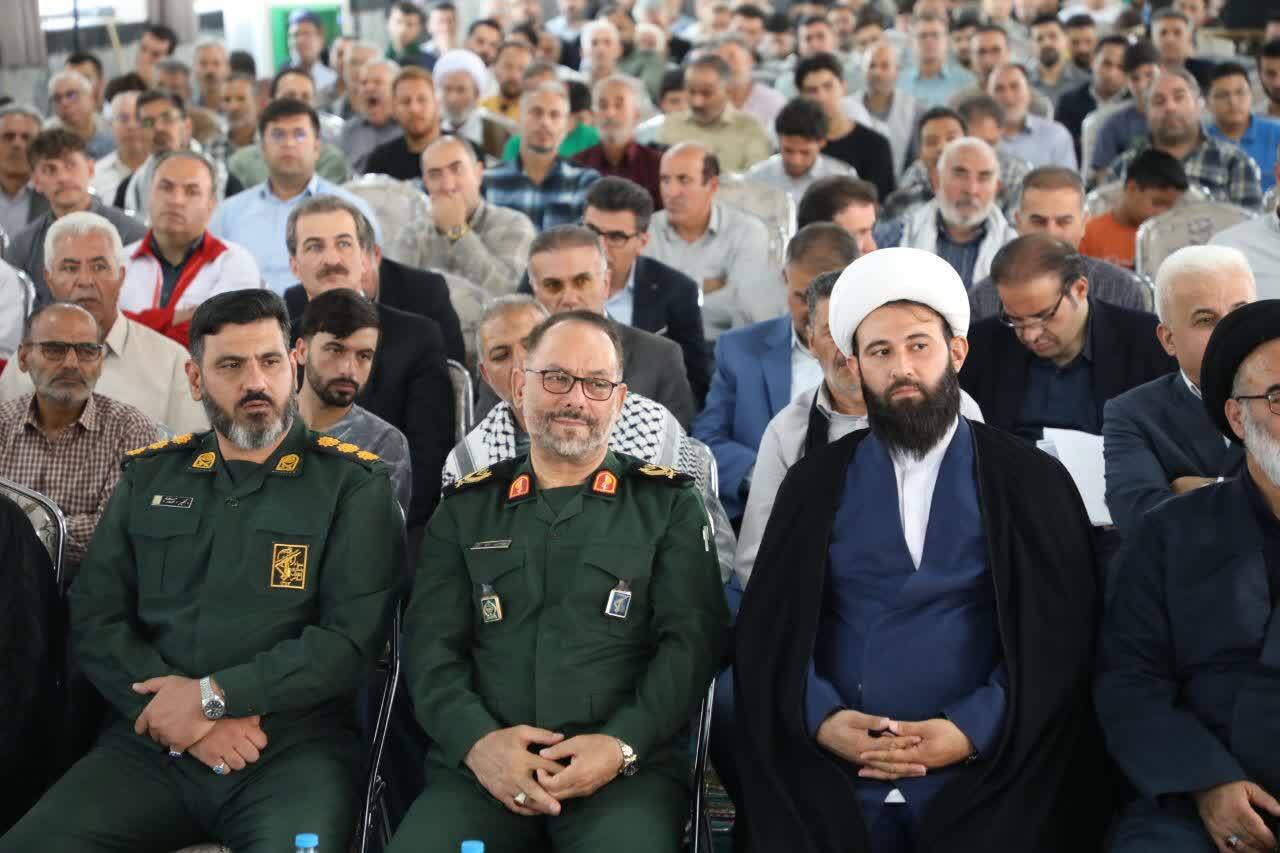 مراسم گرامیداشت یاد و خاطره شهدای معظم لشکر ویژه ۵۵ شهدا