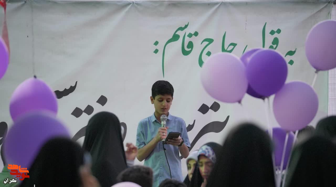 گزارش تصویری/جشن تولد شهیده «فاطمه سادات ساداتی ارمکی» در گلزار شهدا