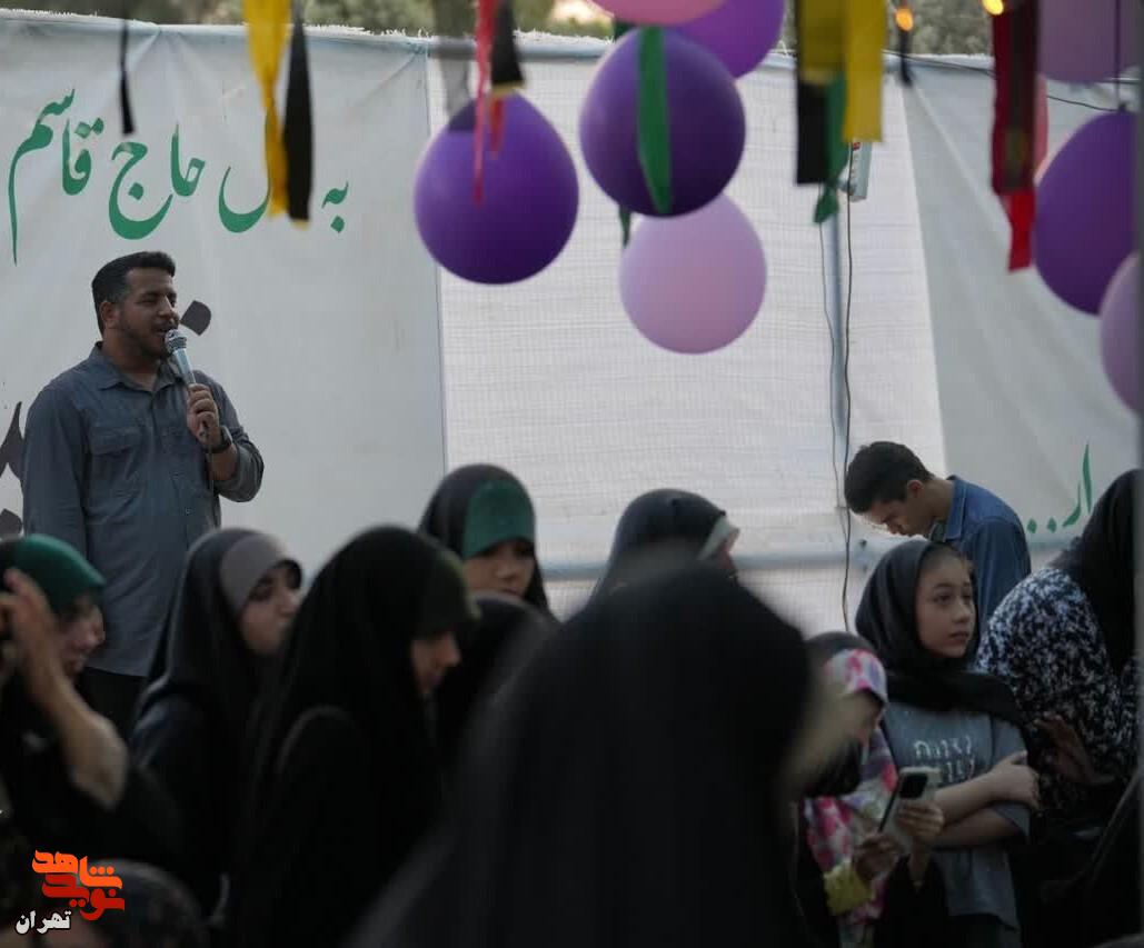 گزارش تصویری/جشن تولد شهیده «فاطمه سادات ساداتی ارمکی» در گلزار شهدا