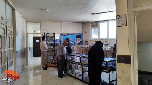 برپایی نمایشگاه کتاب در اداره بنیاد شهید شهرستان بجنورد