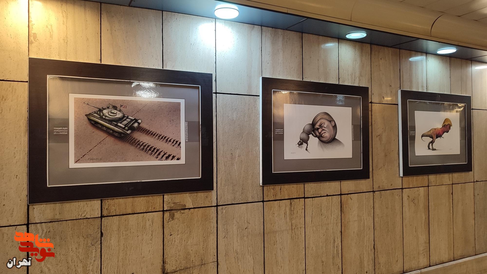 برگزاری نمایشگاه‌های «تا بهشت» و «کاریکاتور جنگ ۱۲ روزه» در ۷ ایستگاه مترو تهران