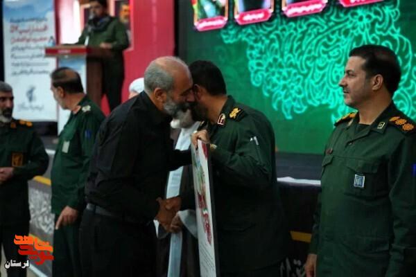 مراسم گرامیداشت ۷ شهید والامقام تیپ ۵۷ حضرت ابوالفضل(ع) در خرم‌آباد