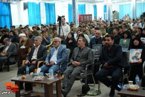 مراسم گرامیداشت ۷ شهید والامقام تیپ ۵۷ حضرت ابوالفضل(ع) در خرم‌آباد