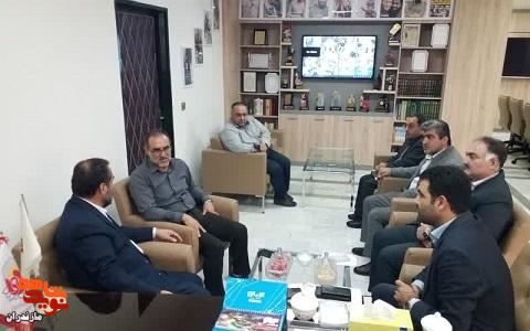 نشست مدیرکل بنیاد شهید و امورایثارگران مازندران با مدیرکل اردویی ورزشی بنیاد نشست مدیرکل بنیاد شهید و امورایثارگران مازندران با مدیرکل اردویی ورزشی بنیاد