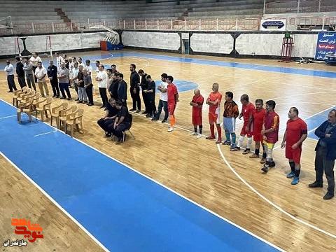 مراسم افتتاحیه مسابقات فوتسال ویژه خانواده‌های معظم شاهد و ایثارگر استان مازندران برگزار شد
