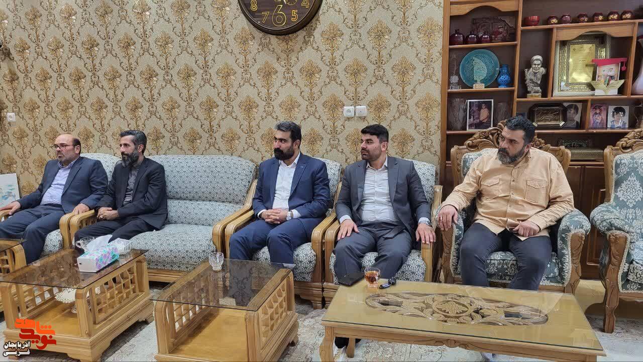 دیدار مدیرکل بنیاد شهید و امورایثارگران آذربایجان غربی با «سید هادی ذاکر» برادر معظم شهید والامقام «میرحسین ذاکری» در ارومیه