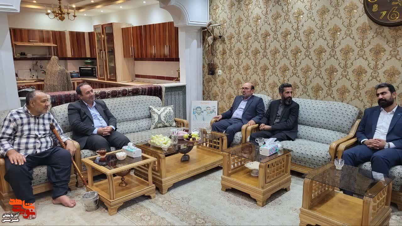 دیدار مدیرکل بنیاد شهید و امورایثارگران آذربایجان غربی با «سید هادی ذاکر» برادر معظم شهید والامقام «میرحسین ذاکری» در ارومیه