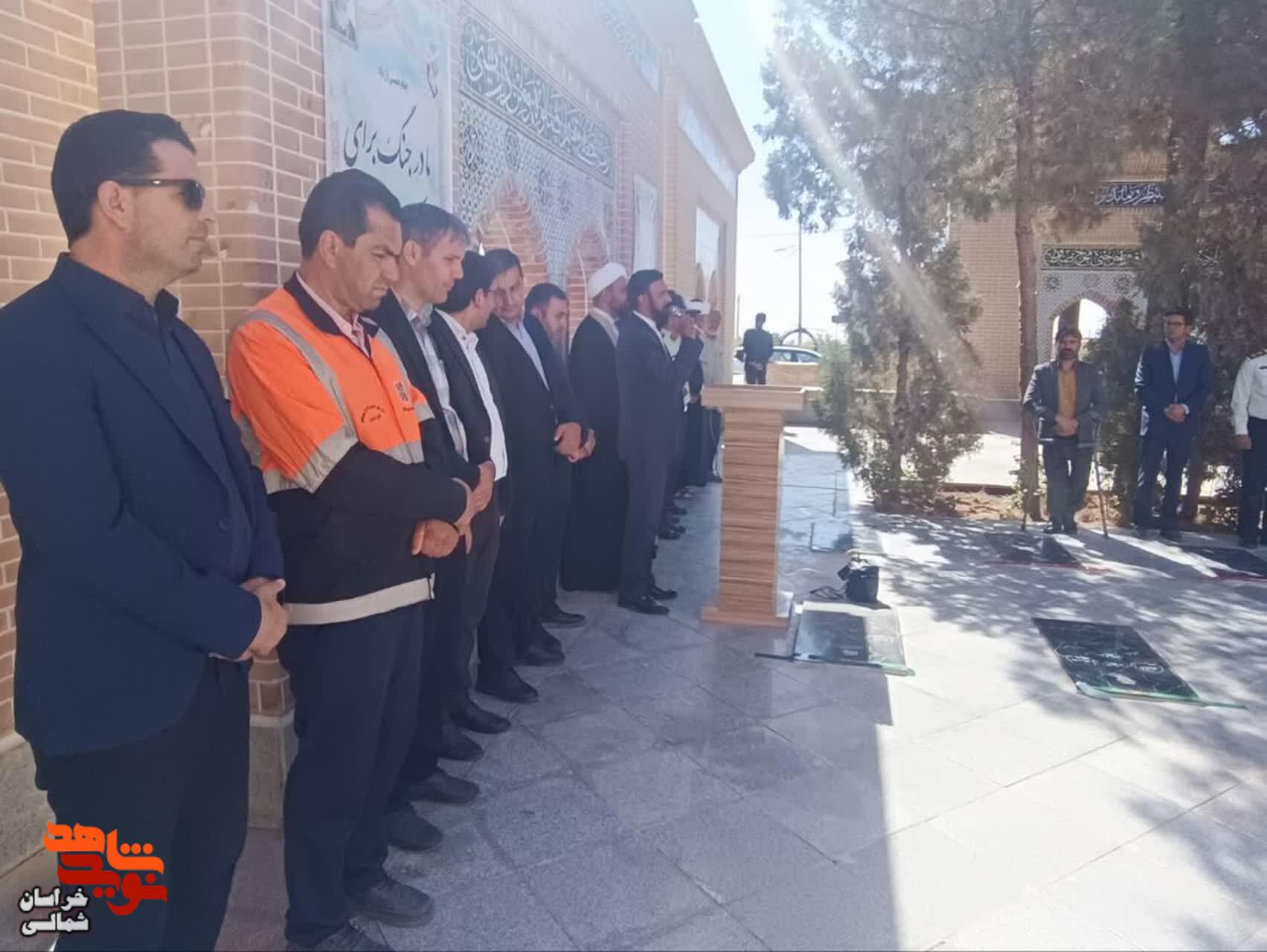 مراسم غبارروبی و عطرافشانی مزار شهدای شهرستانها به مناسبت هفته دولت+ تصاویر