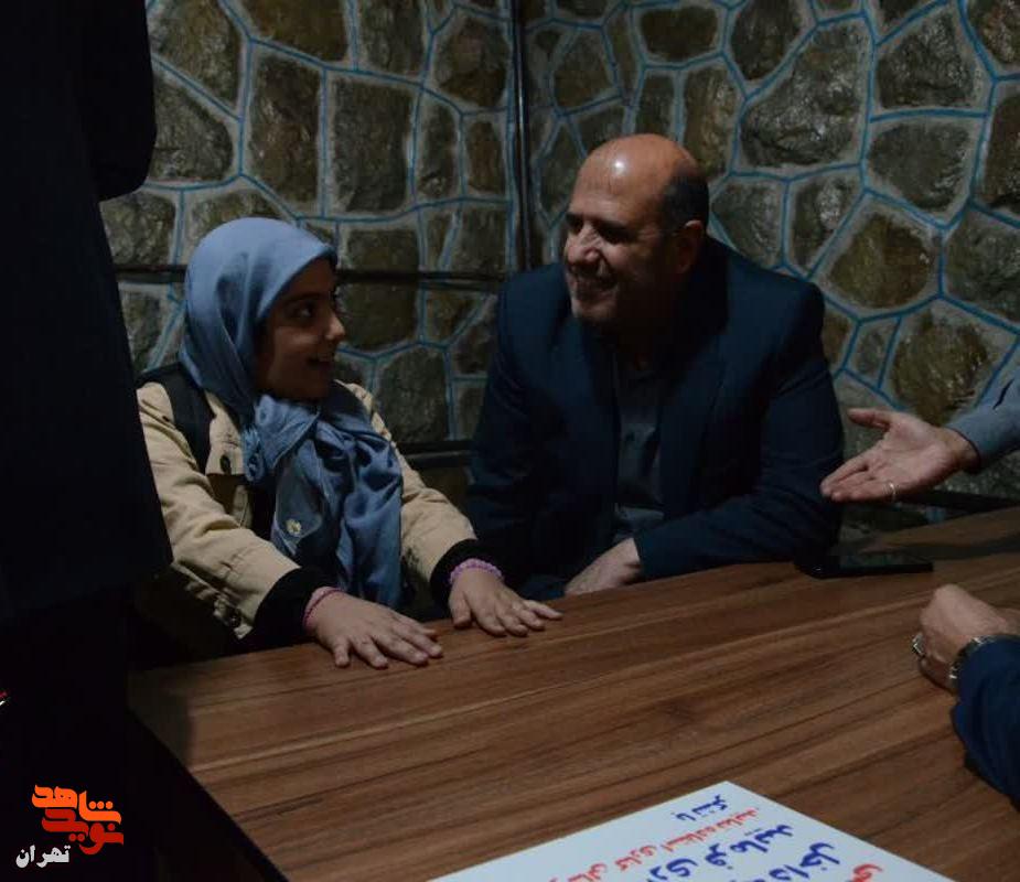 حضور مدیرکل بنیاد شهید تهران در اردوی خانواده شهدا