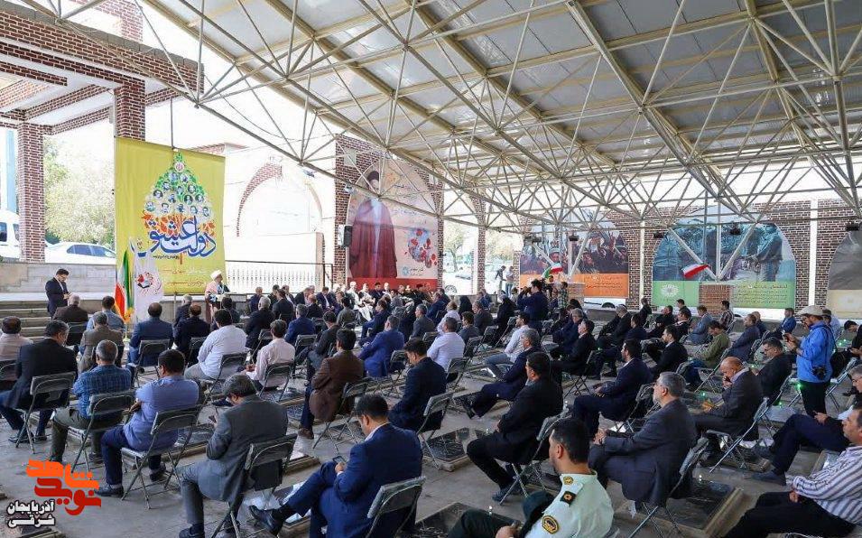 گلزار شهدا غبارروبی و گلباران شد