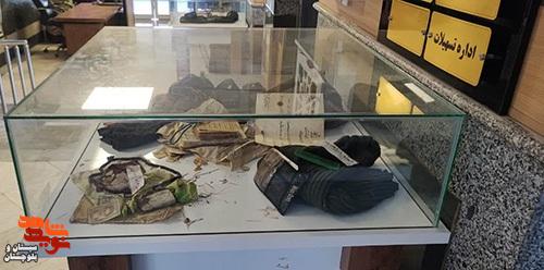 نمایشگاه آثار شهدا در بنیاد شهید و امورایثارگران زاهدان