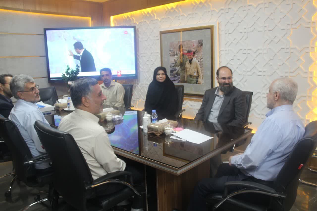 دیدار فرمانده مرکز مقاومت بسیج بنیاد شهید با ریاست عالی بنیاد 