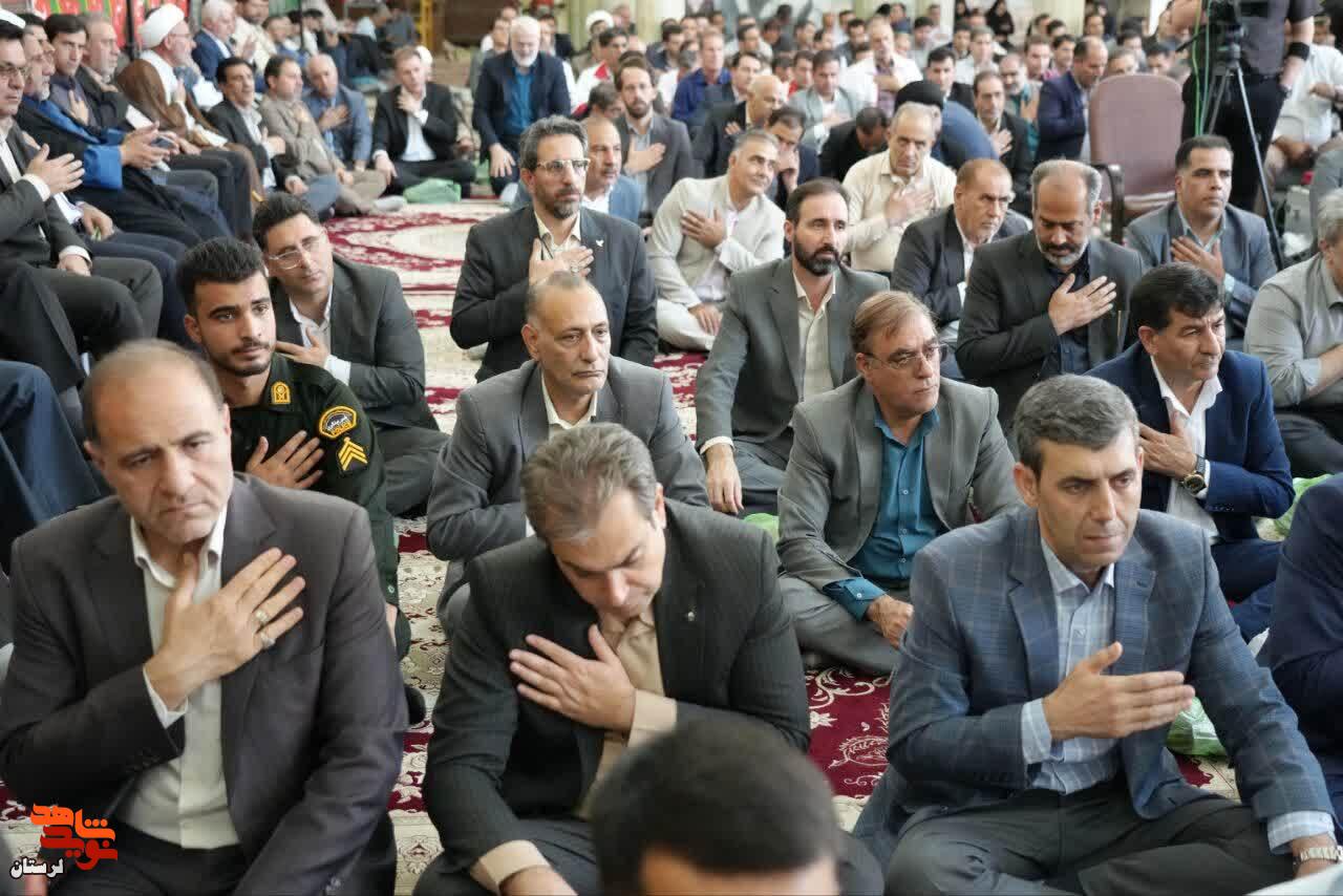 مراسم گرامیداشت شهدای هفته دولت در حوزه علمیه کمالیه خرم‌آباد برگزار شد