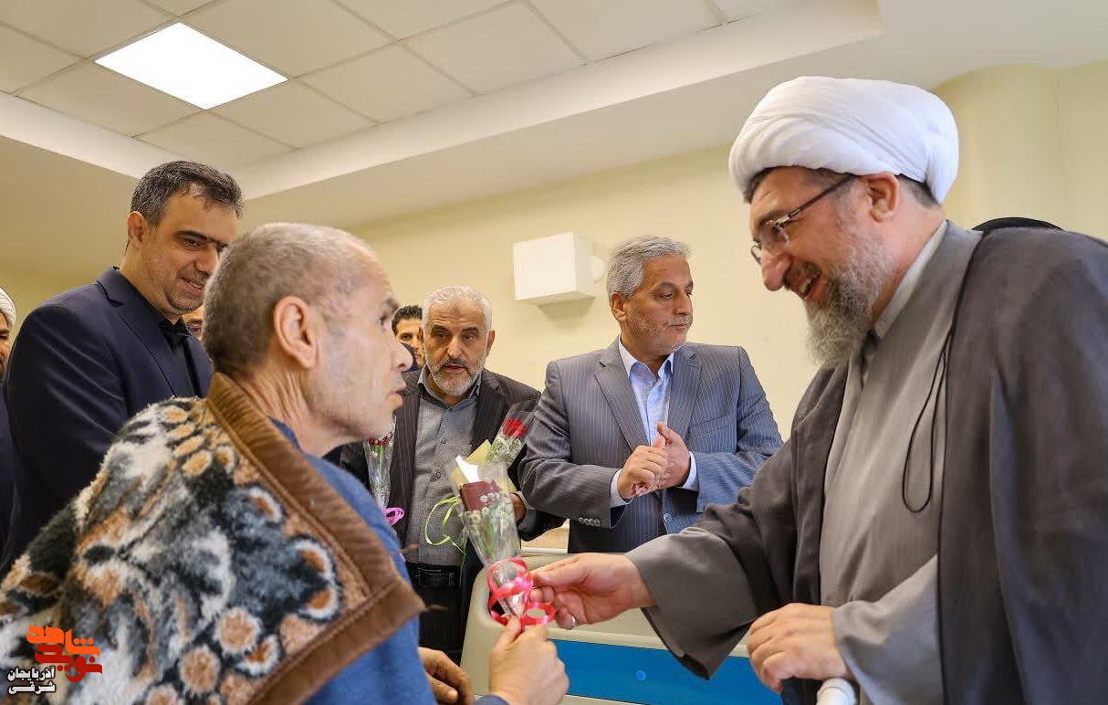 دیدار امام جمعه با یادگاران دفاع مقدس