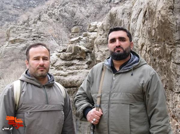 #مجتبی_رضایی در کنار پاسدار شهیدوالامقام #ابوذرمرادی