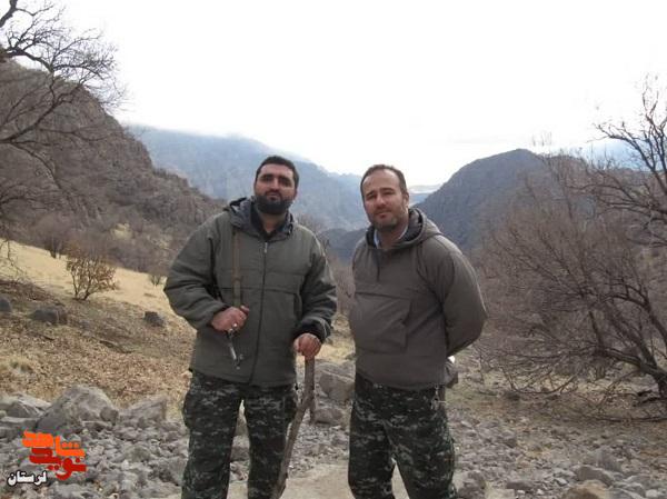 #مجتبی_رضایی در کنار پاسدار شهیدوالامقام #ابوذرمرادی