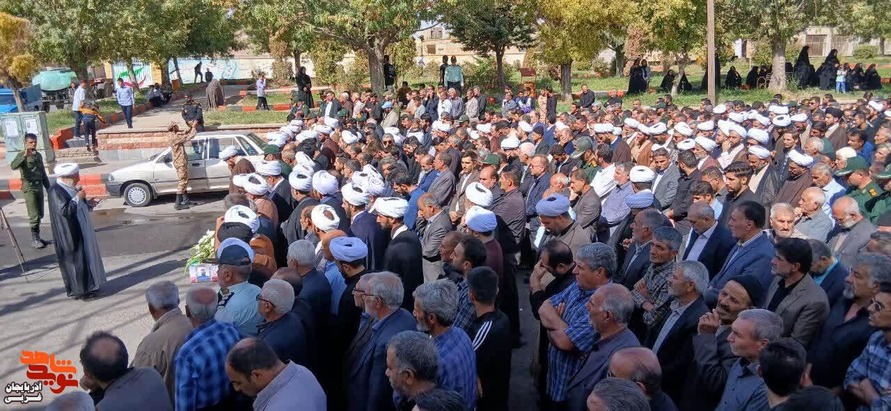 تشييع پيکر مطهر حجت‌الاسلام  والمسلمین شهید علیرضا ولی‌زاده در باروق