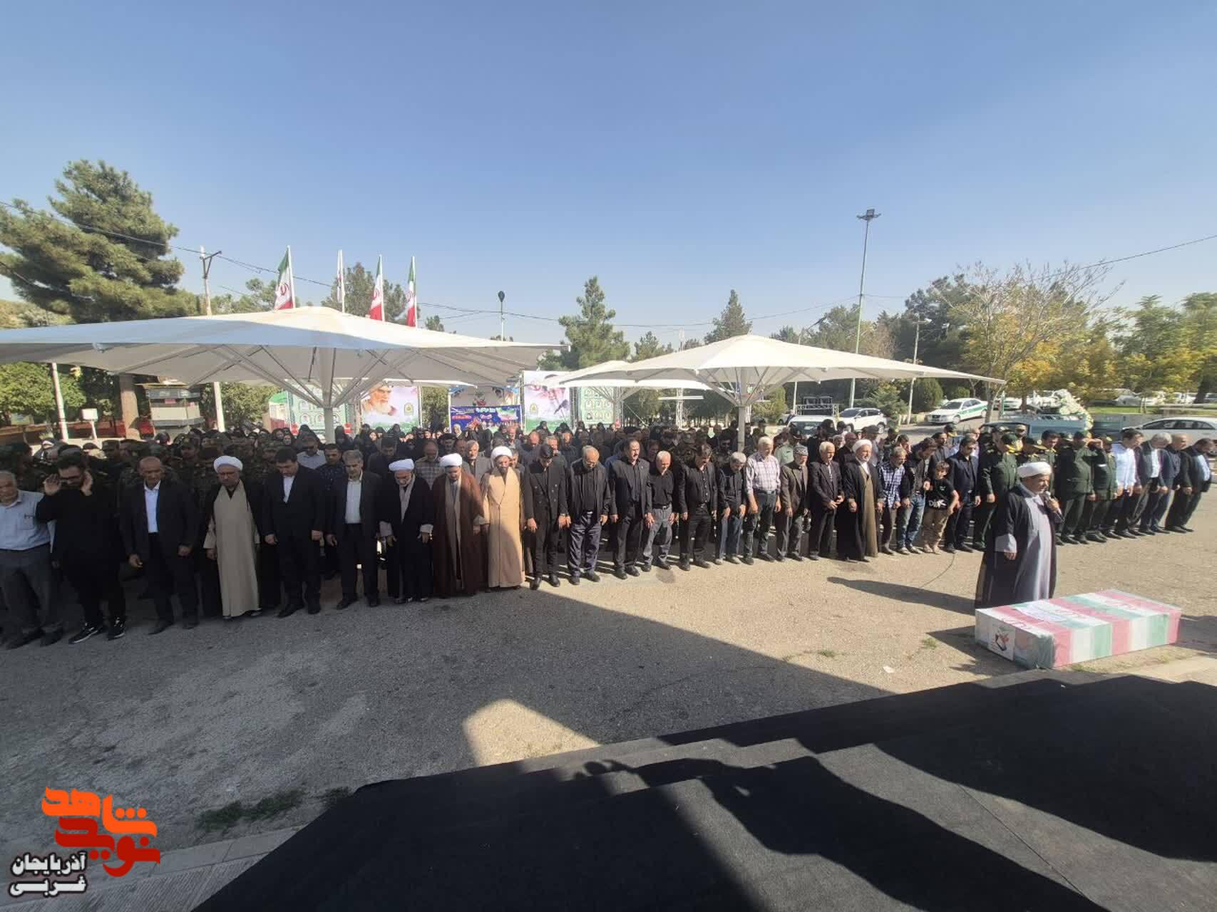 تشییع پیکر جانباز شهید قاسم مولایی خانقاه در ارومیه