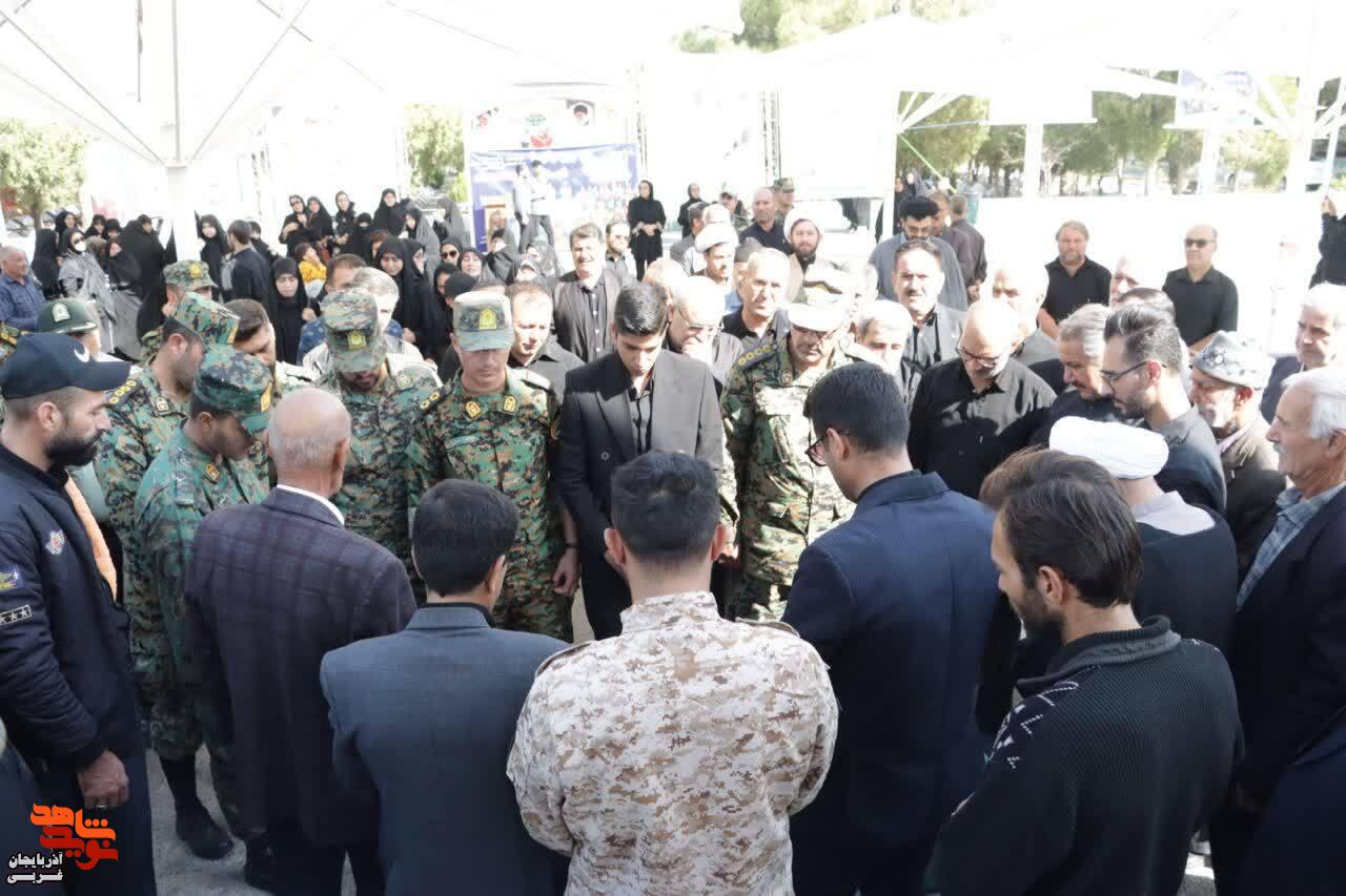 تشییع پیکر جانباز شهید قاسم مولایی خانقاه در ارومیه