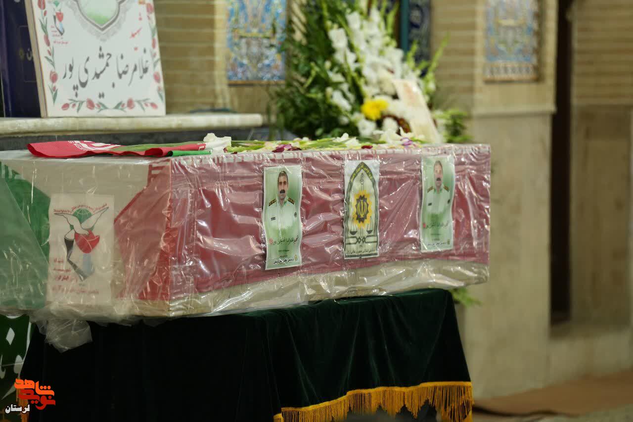 پیکر شهید «غلامرضا جمشیدی پور» در خرم آباد تشییع شد