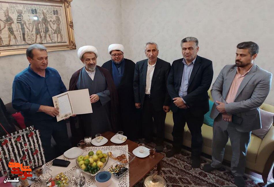 تقدیر مسئولان از جانباز ۵۰ درصد «فرشید عاشوری»