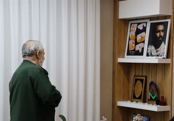 دیدار سردار فدوی با خانواده فرمانده شهید ‌‌تازه تفحص‌شده