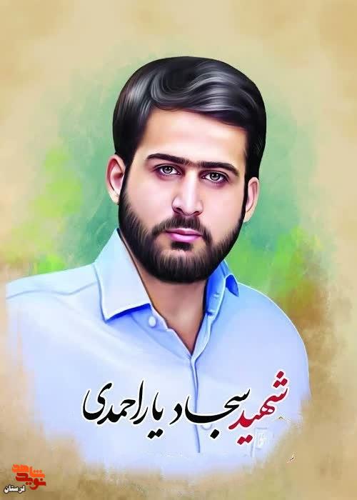 پوستر شهدای گلگون کفن دهه کرامت لرستان